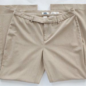 🎃Old Navy Boot Cut Stretch Khaki Pants 6P Short